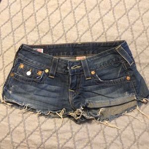 Size 27 True Religion Jean Shorts